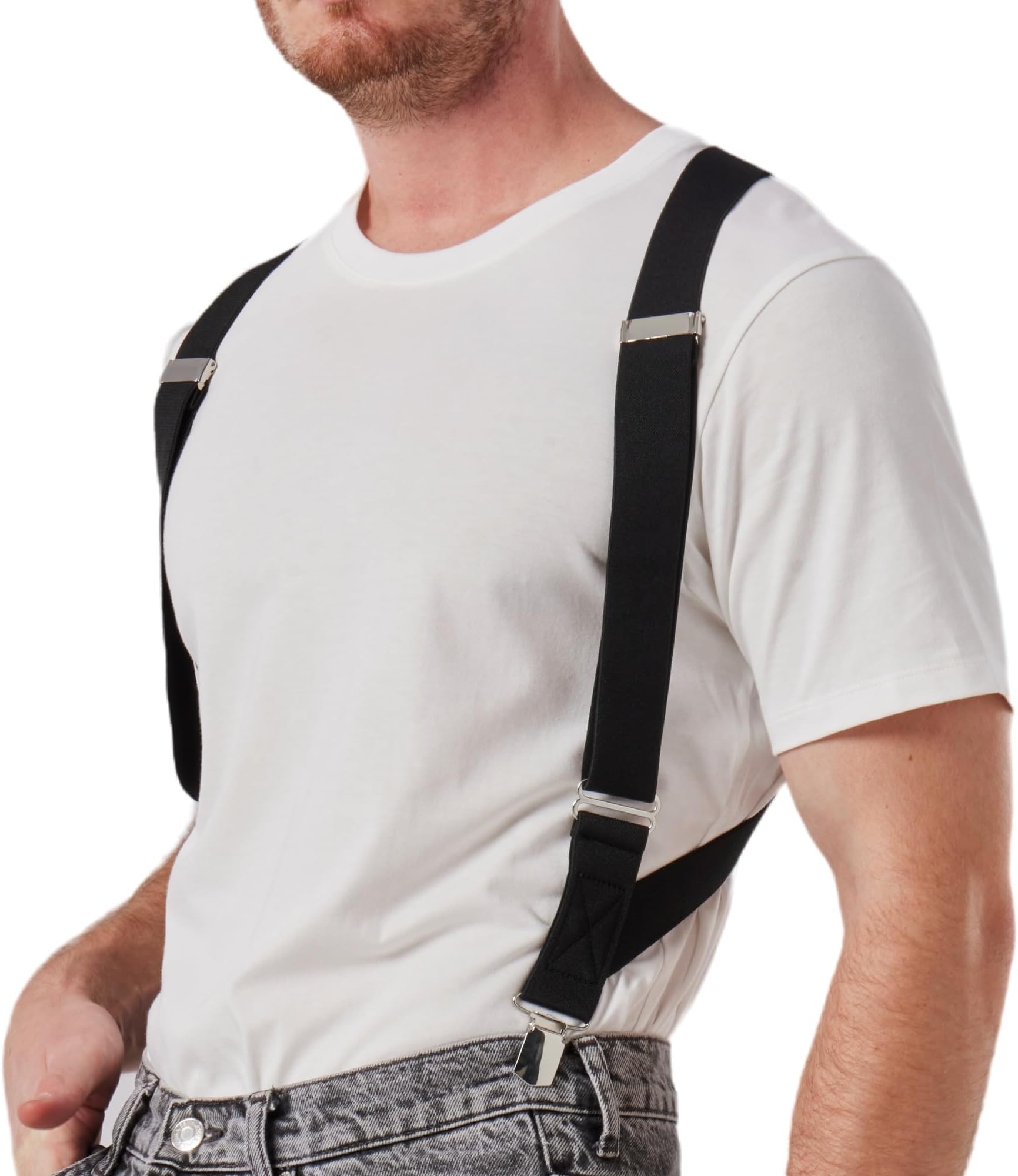 2 clips suspender back
