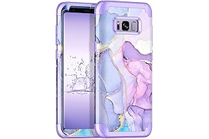Miqala for Galaxy S8 Plus Case, Marble Design Phone Case
