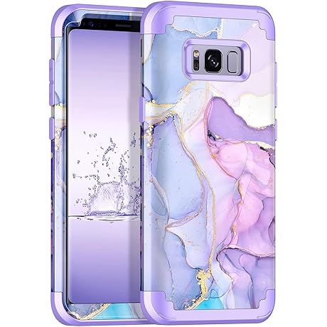 Miqala for Galaxy S8 Plus Case, Marble Design Phone Case