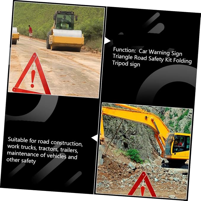 Kit de 4 Triángulos de Seguridad para Auto miniatura 6