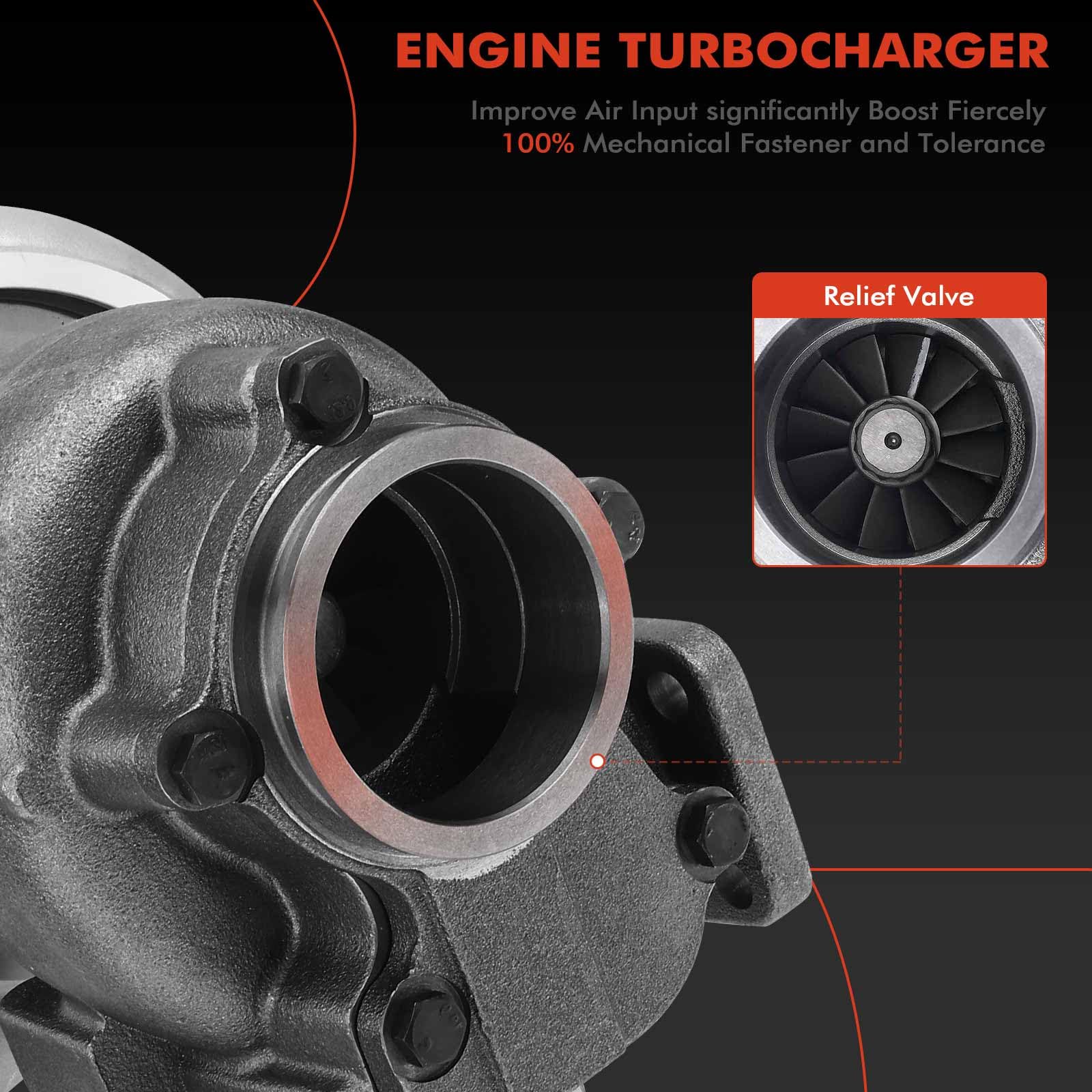 Turbo Turbocharger For Dodge Ram 2500 Ram 3500 1994-1995 6BT HX35W Manual Trans - View #6