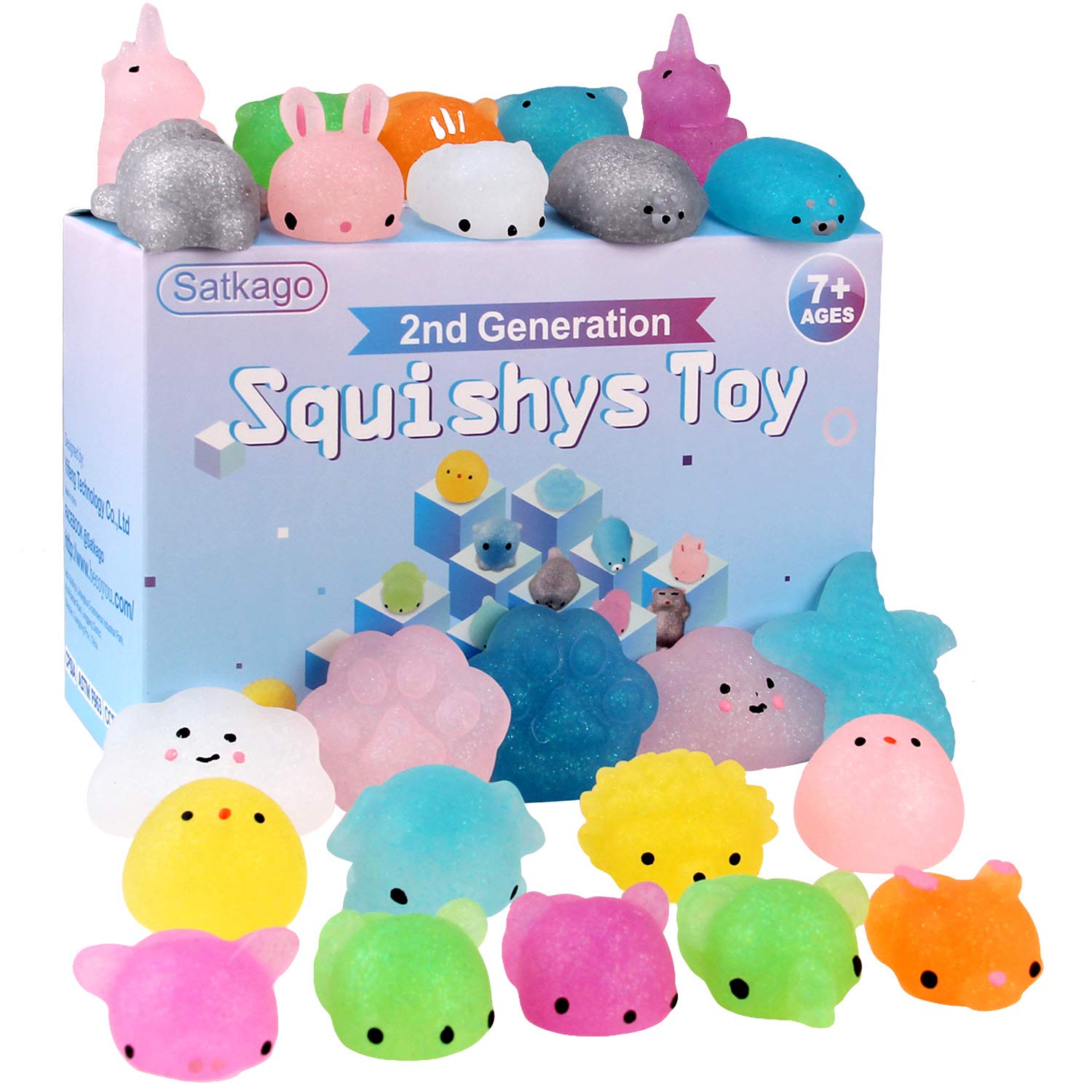 satkago mochi squishy toys