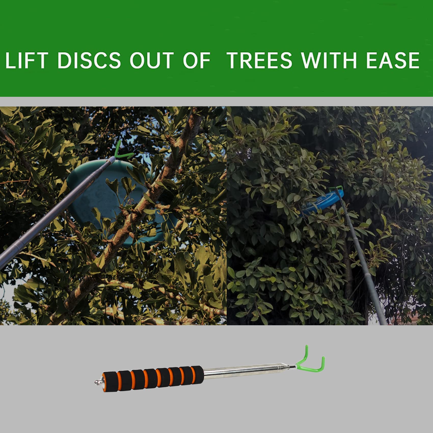 NADTLSS Disc Golf Retriever Telescoping Discs Retriever Disc Golf