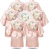 Jinei 7 Set Bridesmaids Robes for Wedding Bridal Party Robes Matron of Honor Maid of Honor Wedding Proposal for Bridal Gift