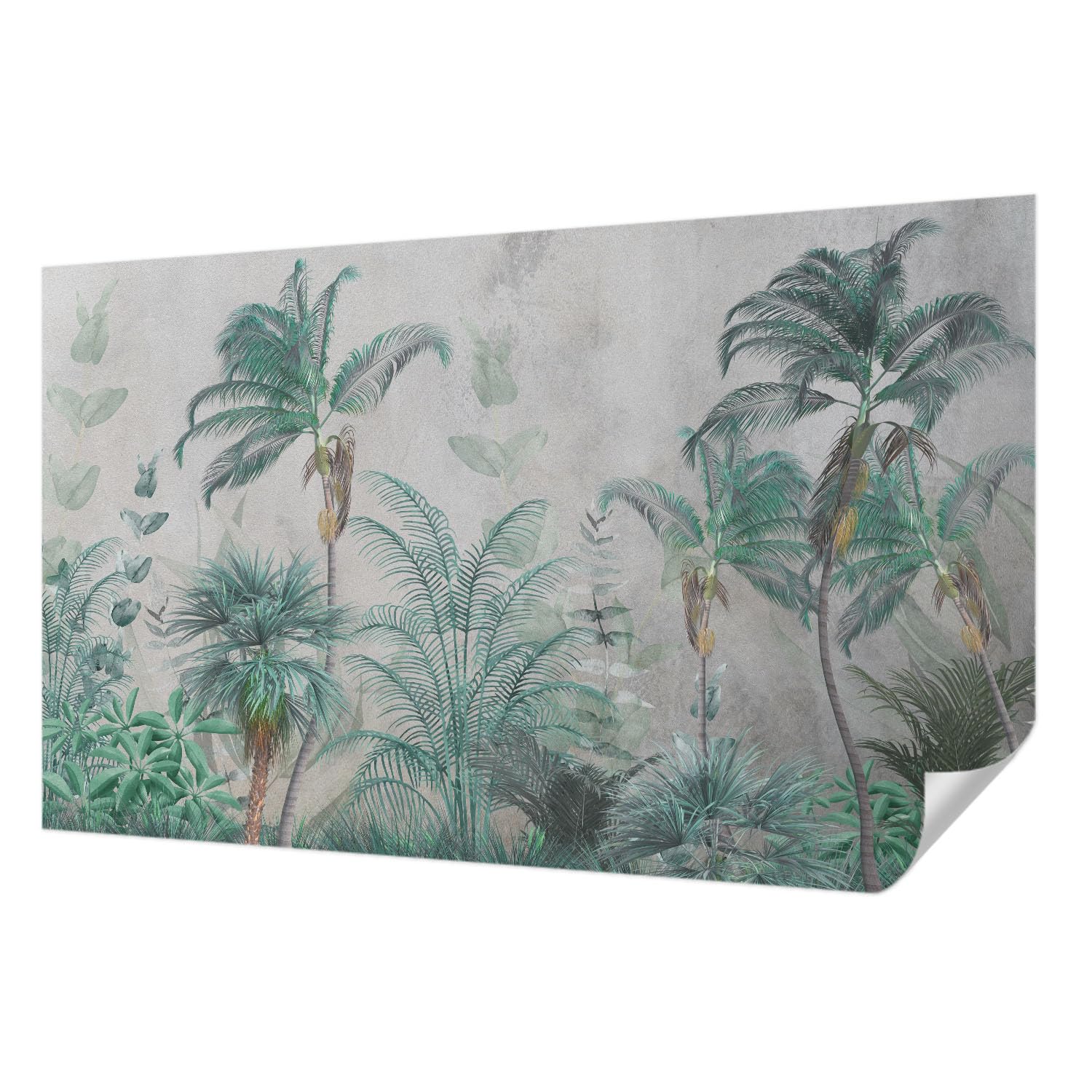 Papier peint panoramique oasis exotique 416x254 cm Tulup pour mur de salon