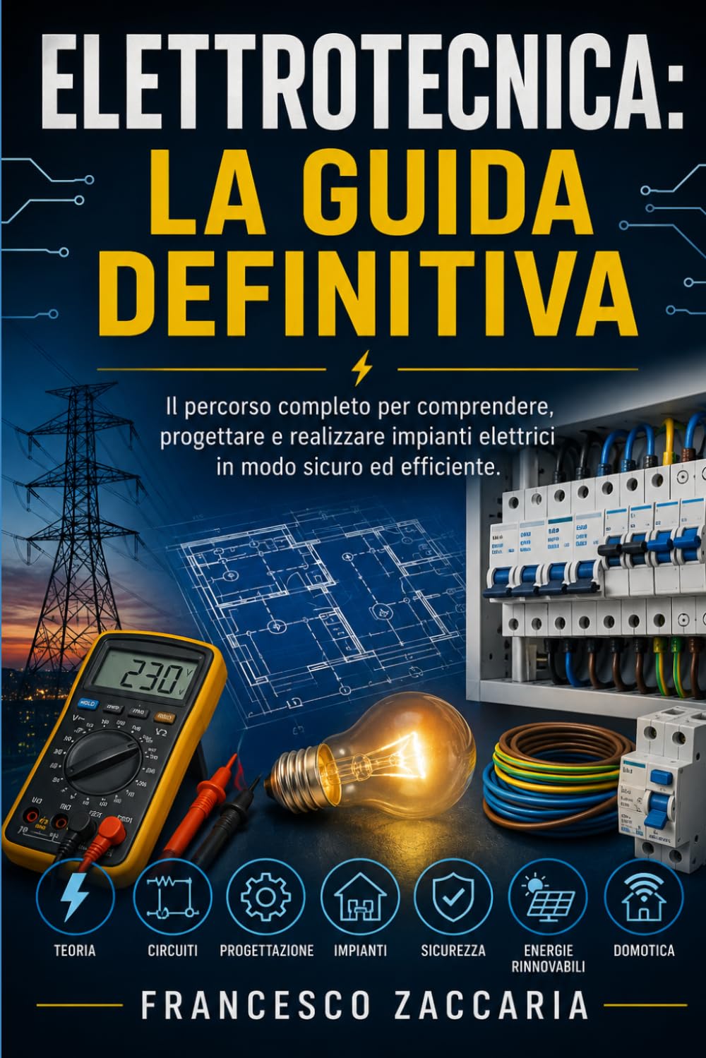 Elettrotecnica : La guida definitiva: Il percorso completo , per comprendere e progettare , realizzare impianti elettrici in modo sicuro ed efficiente.