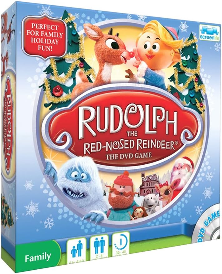 Rudolph The Red Nosed Reindeer Family Christmas DVD Game