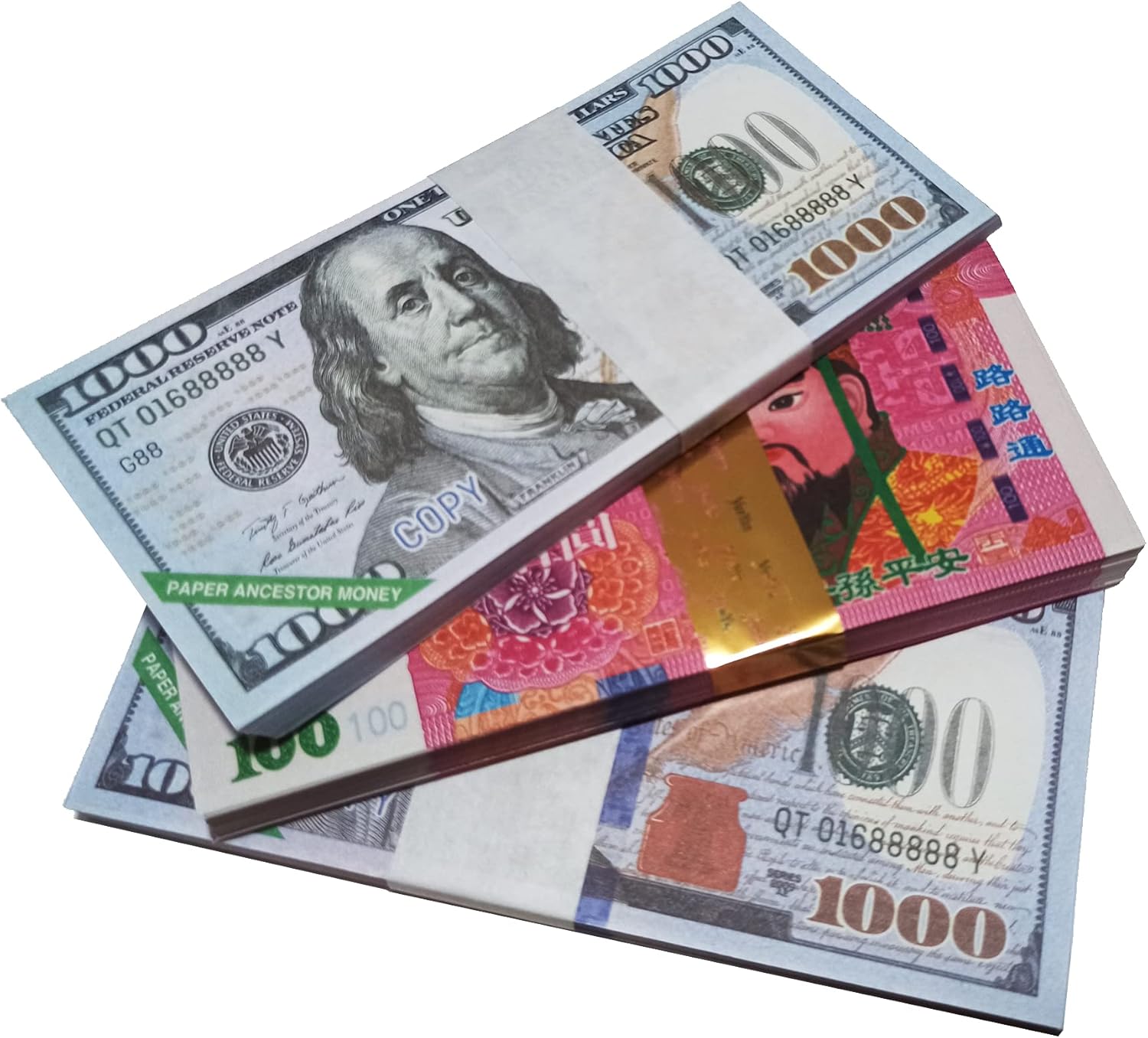 Ancestor Money,Joss Paper Money 260 PCS,Heaven Bank Notes Ghost Money ...