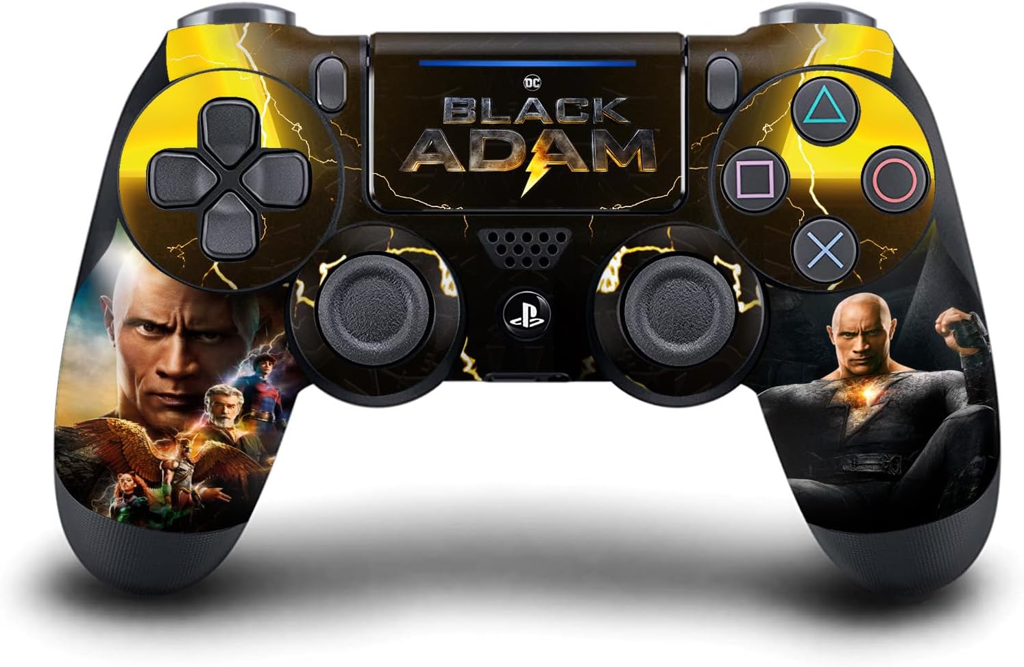 Head Case Designs Officially Licensed Black Adam Poster Graphic Art Vinyl Sticker Gaming Skin Decal Cover Compatible With Sony PlayStation 4 PS4 DualShock 4 Controller