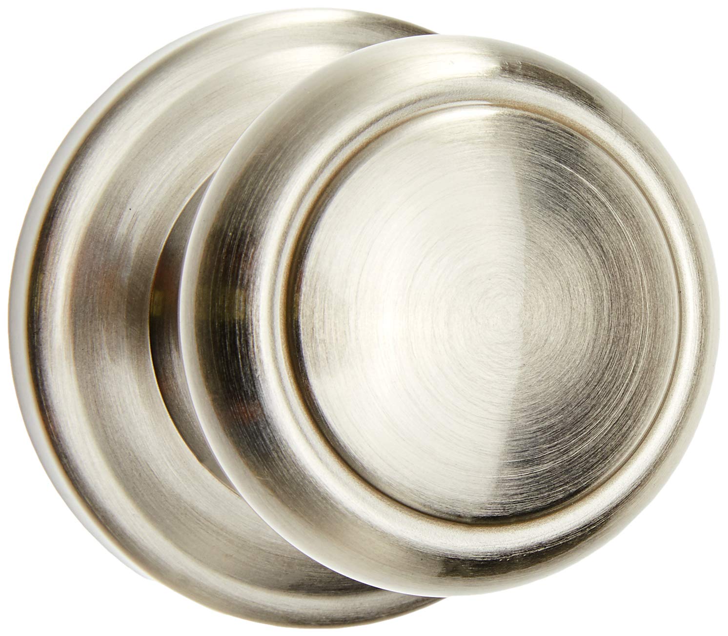 SCHLAGEAndover Passage Knob, Andover Rose, Satin Nickel, 2.8 x 2.8 x 2.4 inches - FA10AND619/F10AND619AND