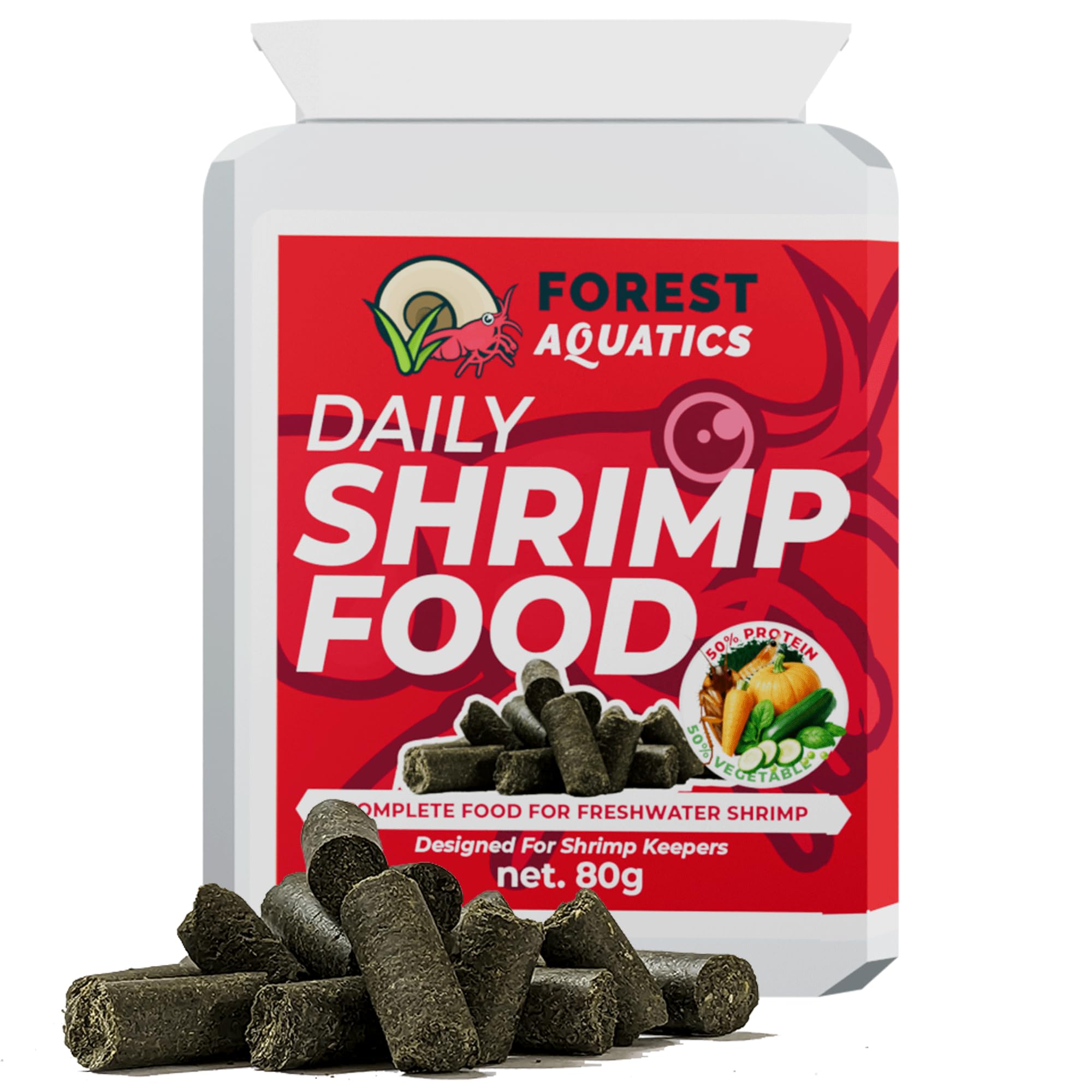 Forest Aquatics Daily Shrimp Food 80g