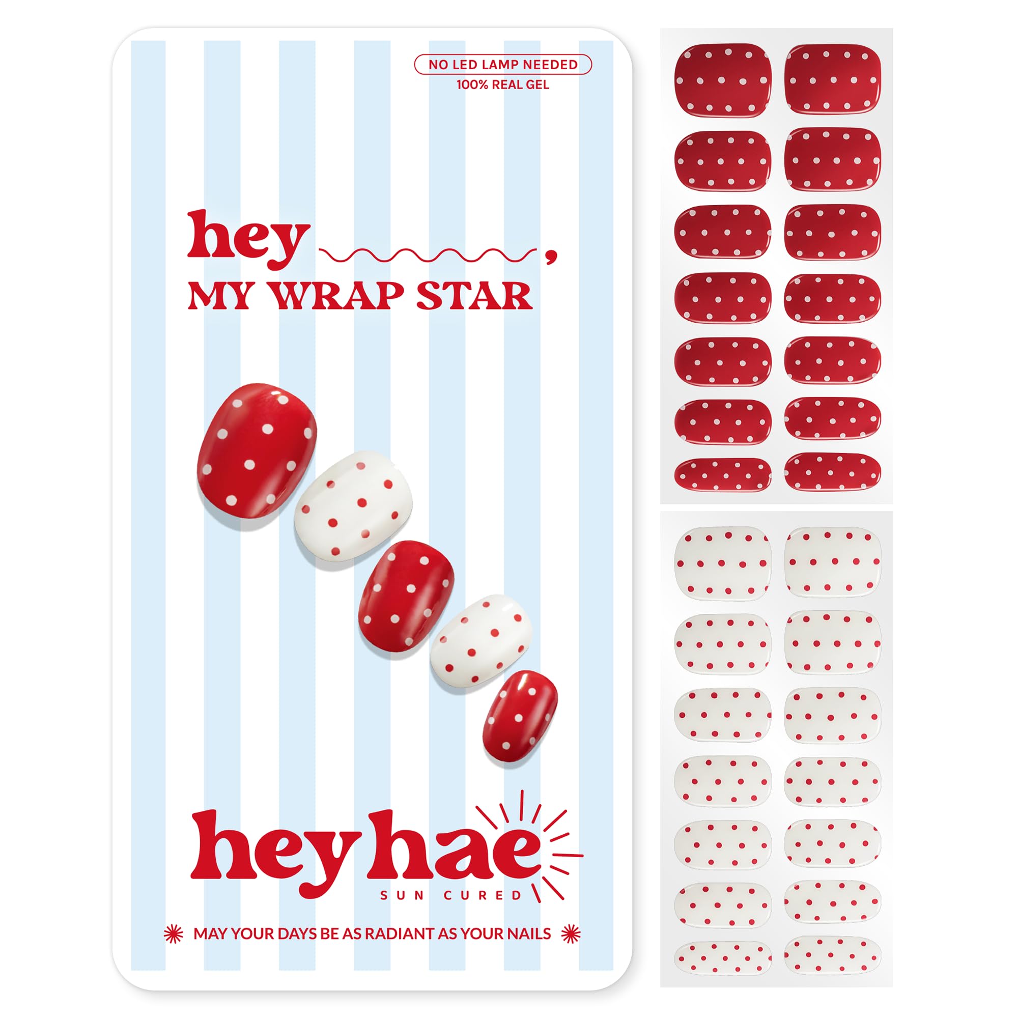 Heyhae Semi Cured Gel Nail Strips - Hey, My Wrap Star