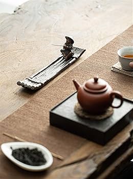 Amazon｜gannbarou お香立て 線香立て 釣りをする翁 おしゃれ 横