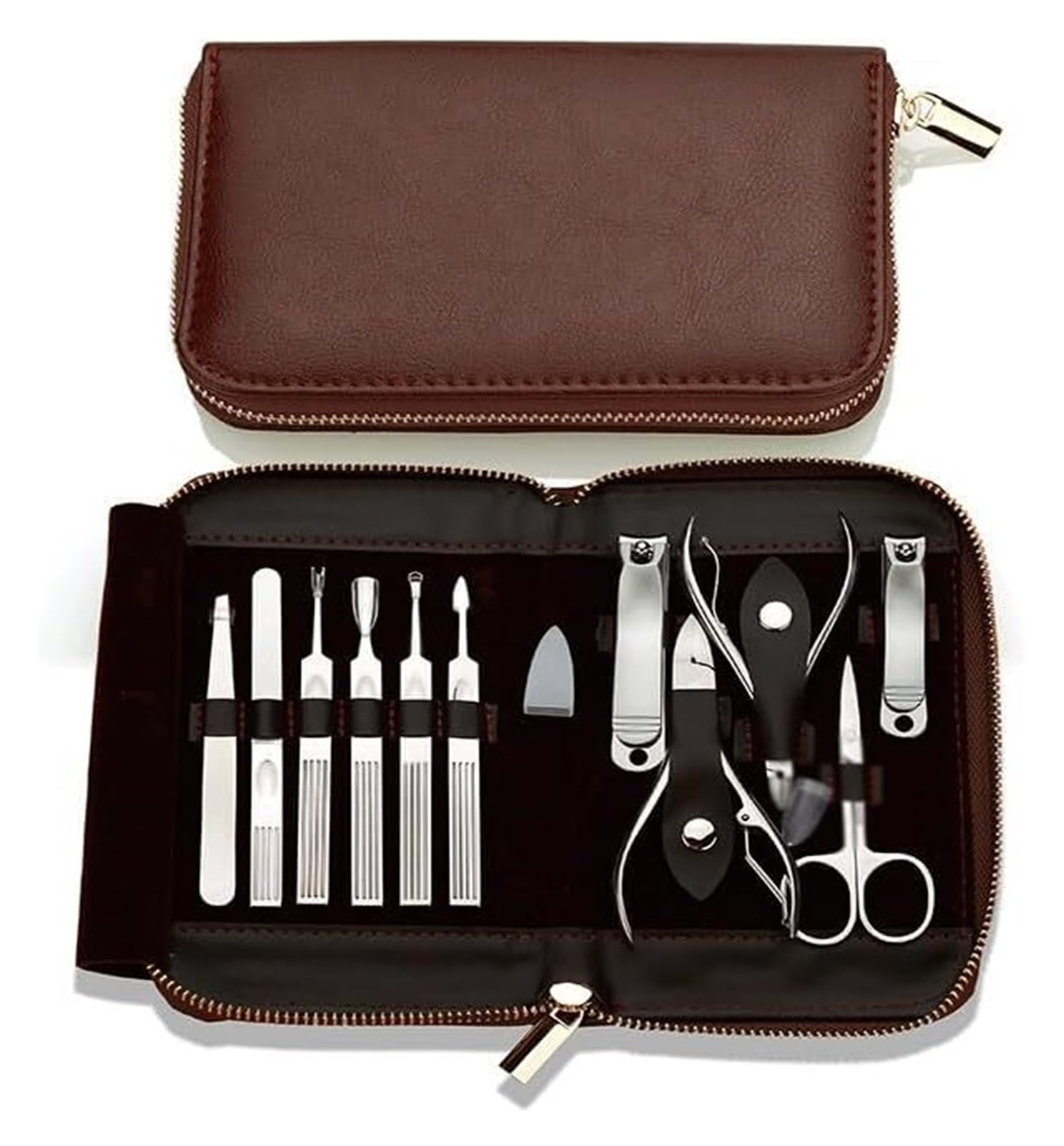 Set Manicure Professionale, Tagliaunghie in acciaio inossidabile, set di strumenti di bellezza