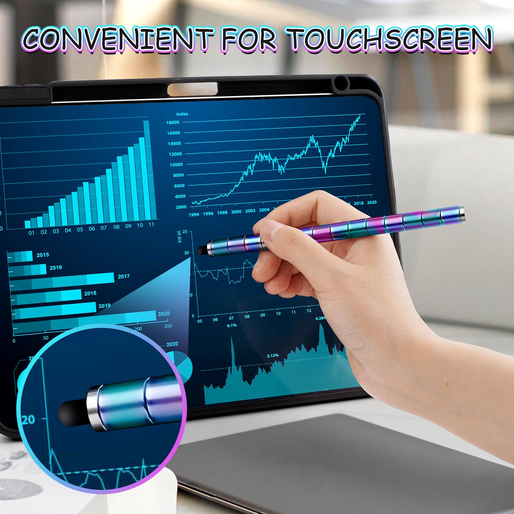 Snapklik.com : Fidget Pen, Magnetic Pen Decompression Toy, Fidget ...