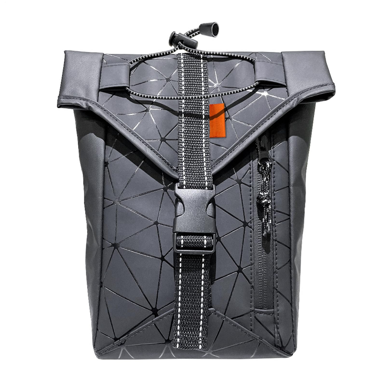 Bolsa de pierna impermeable con bandas reflectantes y compartimentos 8