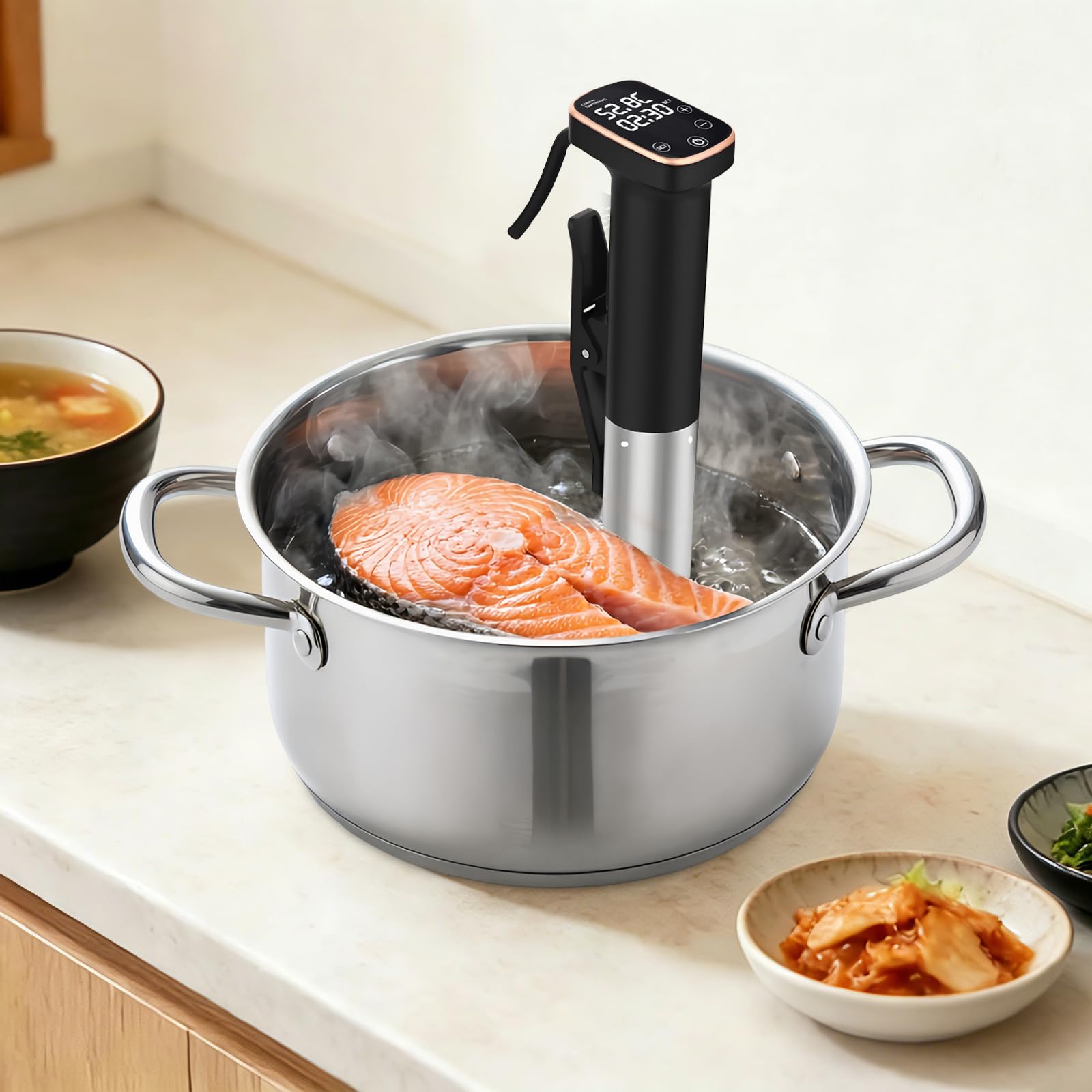 Sous Vide Stick, Faitout de précision 1400 W, étanche IPX7