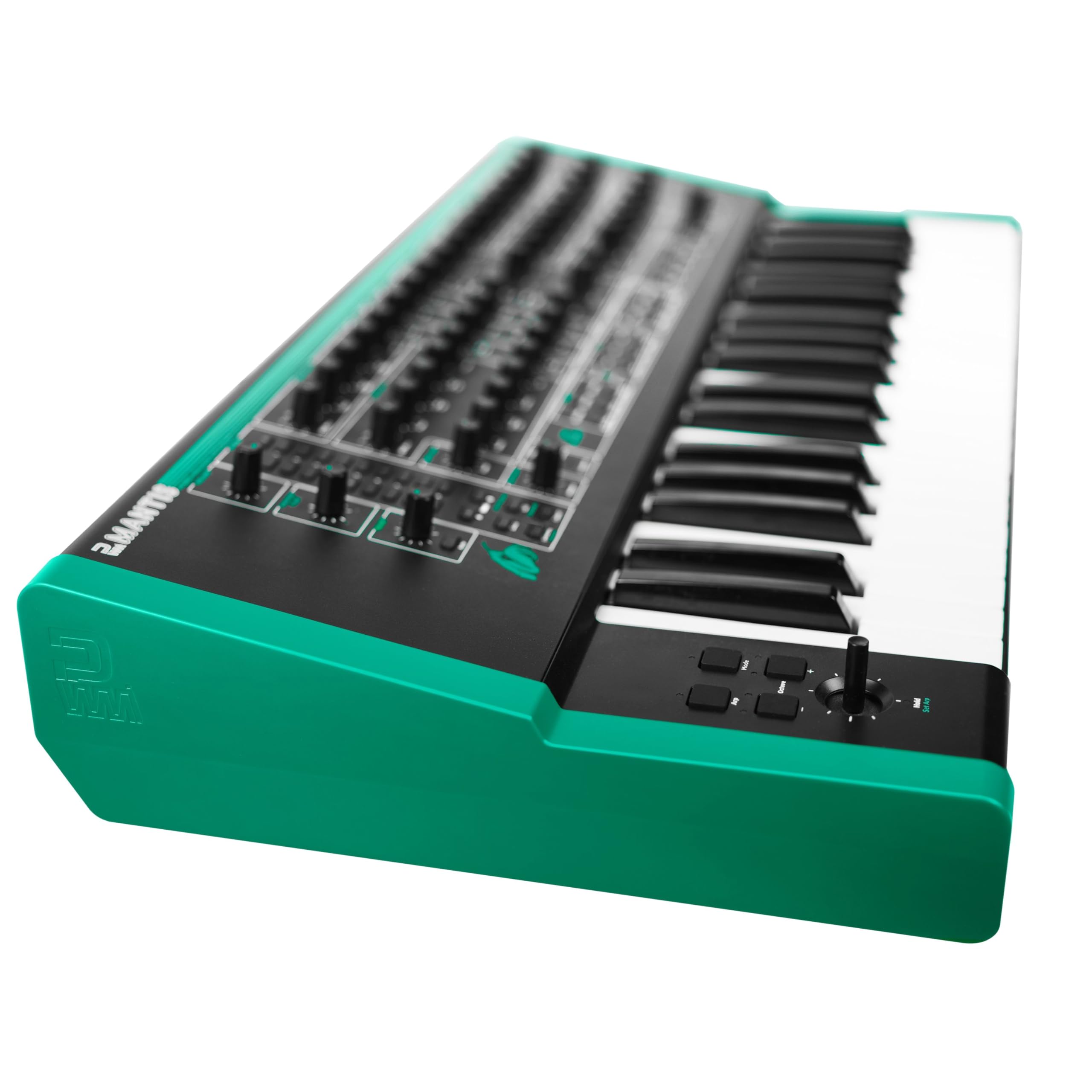 PWM - MANTIS - Sintetizzatore ibrido - 37 tasti sensibili alla velocità, di dimensioni standard - Uscita per cuffie stereo