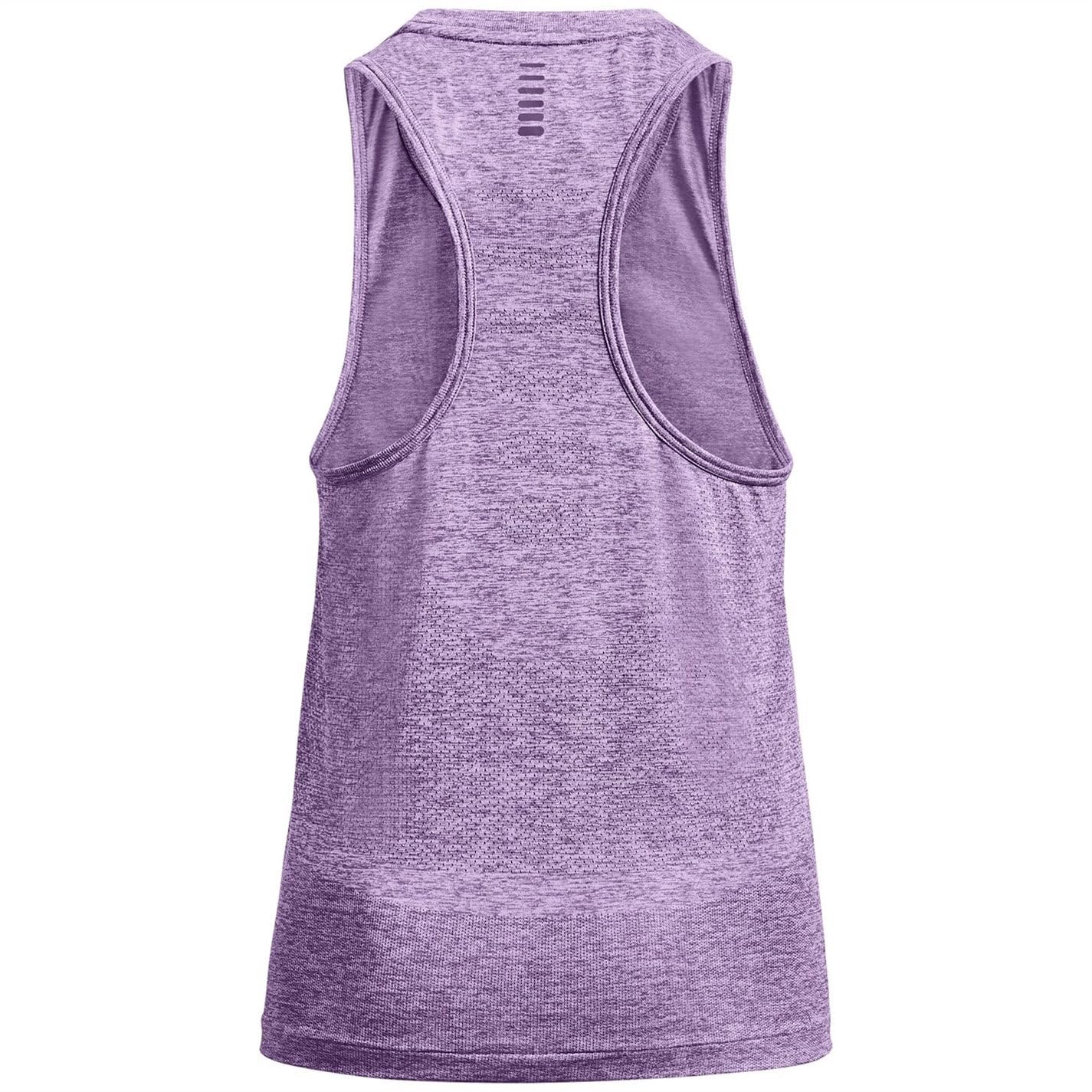 Under Armour Seamless Stride Top de Running Mujeres Purple