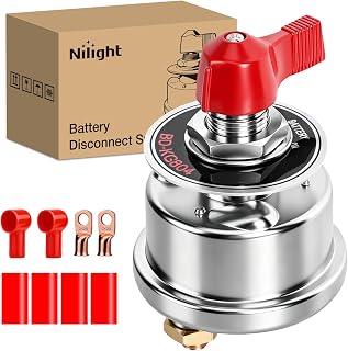Nilight Battery Disconnect Switch 300A 12-48V