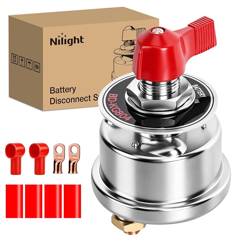 Chave geral de bateria Nilight 300 A 12–48 V ON/OFF