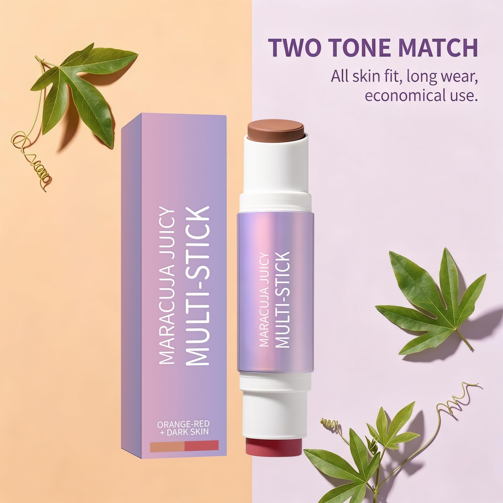 blushAdjusting Blush Sticks, Stick Blush Cream for Cheeks andLong Lasting, Moisturizing,