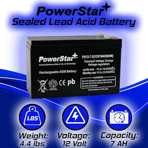 Miniatura 3 de PowerStar Batería de repuesto (3 años de garantía) Reemplazo GT12080-HG para PX12072-HGl