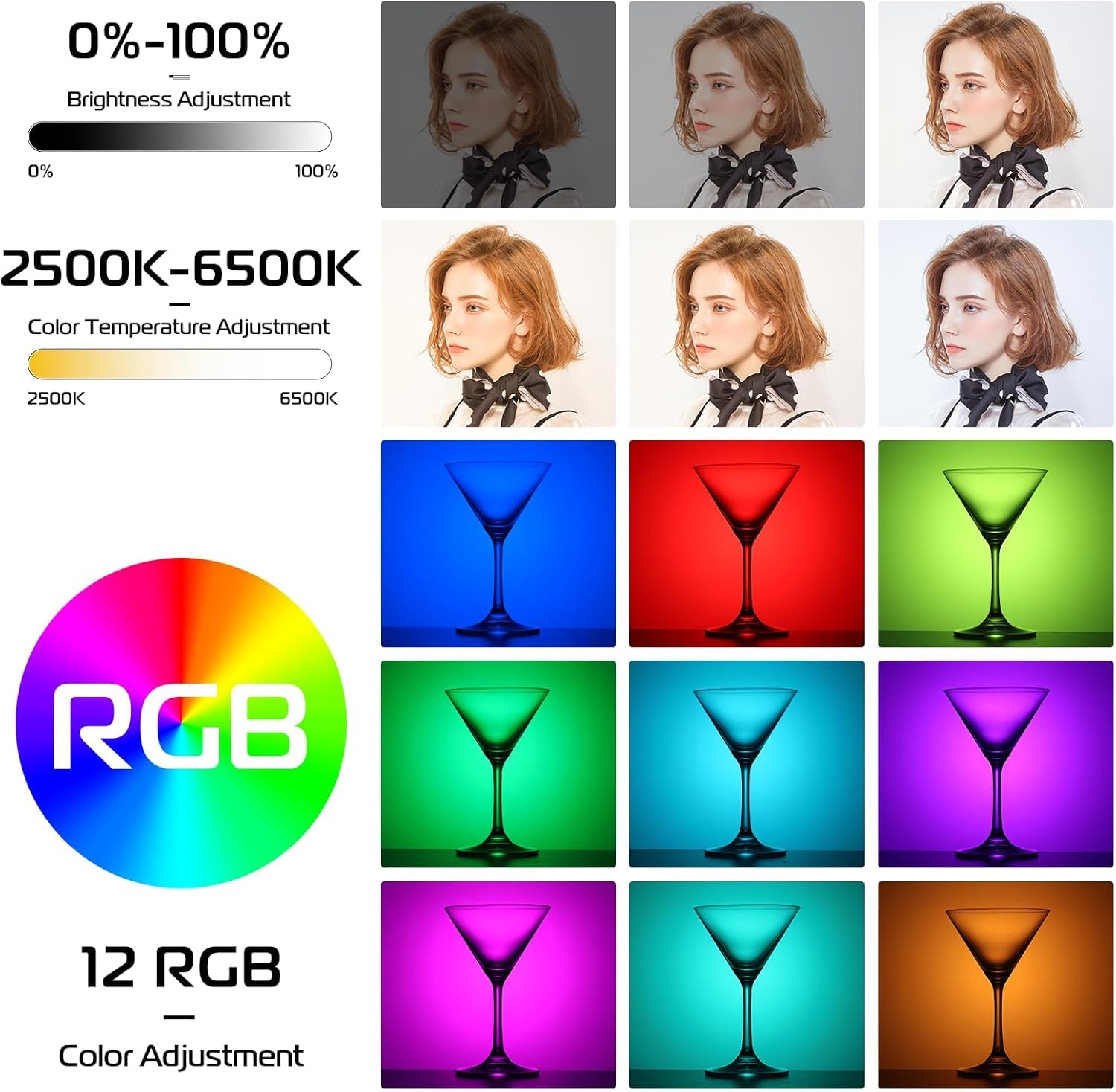 Ulanzi VL66 RGB đổi màu - Công suất 5W 2500K-6500K - Công Nghệ Shop