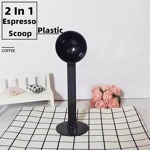 Miniatura 4 de Cuchara de café de plástico para café con cucharada de medición de manipulación Cuchara de medición de manipulación multifunción de doble propósito
