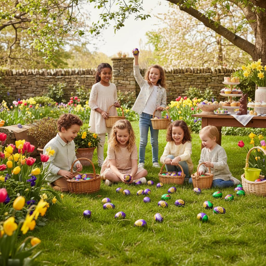 CadburyEggs Creme 48 Count - Bulk Chocolate Individually Wrapped Easter Eggs - 1.2oz Cadburry Creme Eggs Cream Filled Bulk Easter Candy for Easter Baskets & Egg Hunts (48 Eggs)
