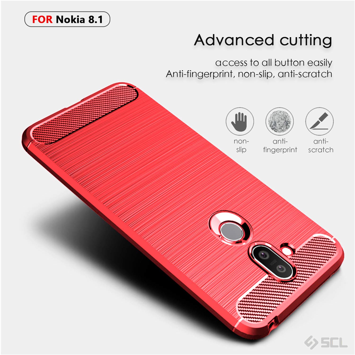 mtb more energy® Custodia Soft Armor per Nokia 8.1 (6.18'') - Angoli rinforzati - 1.5mm TPU Case Cover mtb more energy® Custodia Soft Armor per Nokia 8.1 (6.18'') - Angoli rinforzati - 1.5mm TPU Case Cover