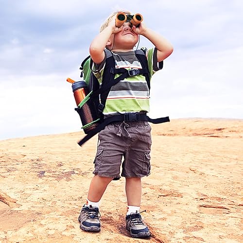 Vista 18 de ESSENSON Prismáticos para niños, juguetes de regalo para niños de 3 a 12 años, telescopio al aire libre para deportes y juegos al aire libre, Azul