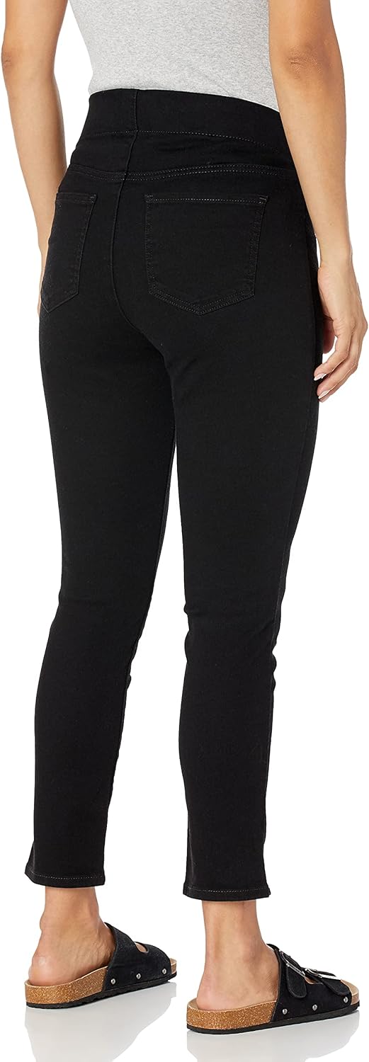NYDJ Womens Petite Skinny Ankle Pull-on Jeans - Image 2