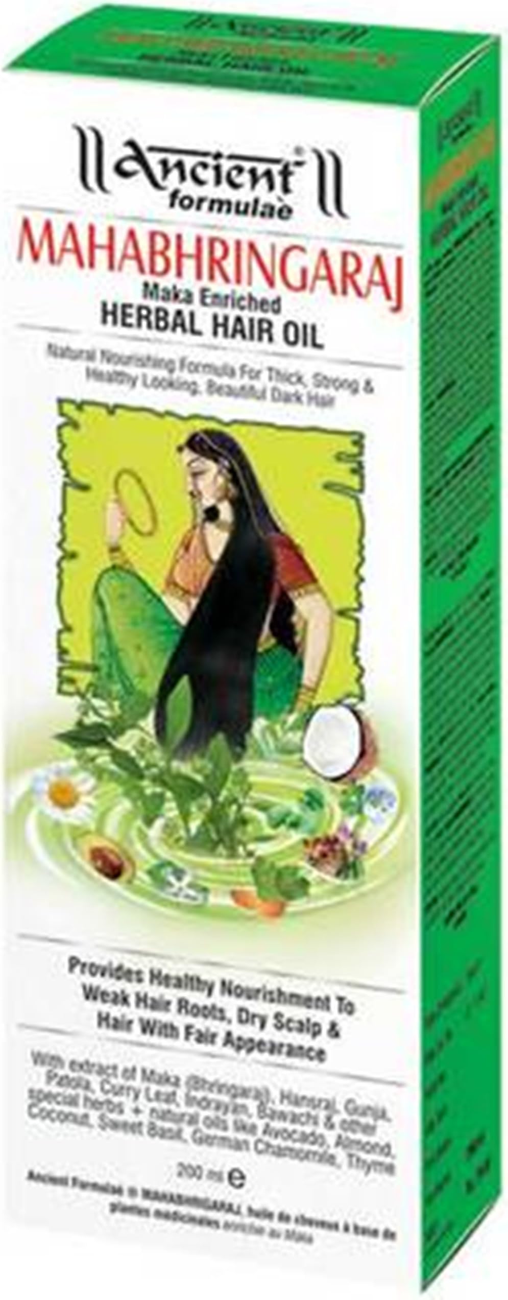Hesh Ancient Formulae Mahabhringaraj (Maka Enriched) Herbal Har Oil 200ml
