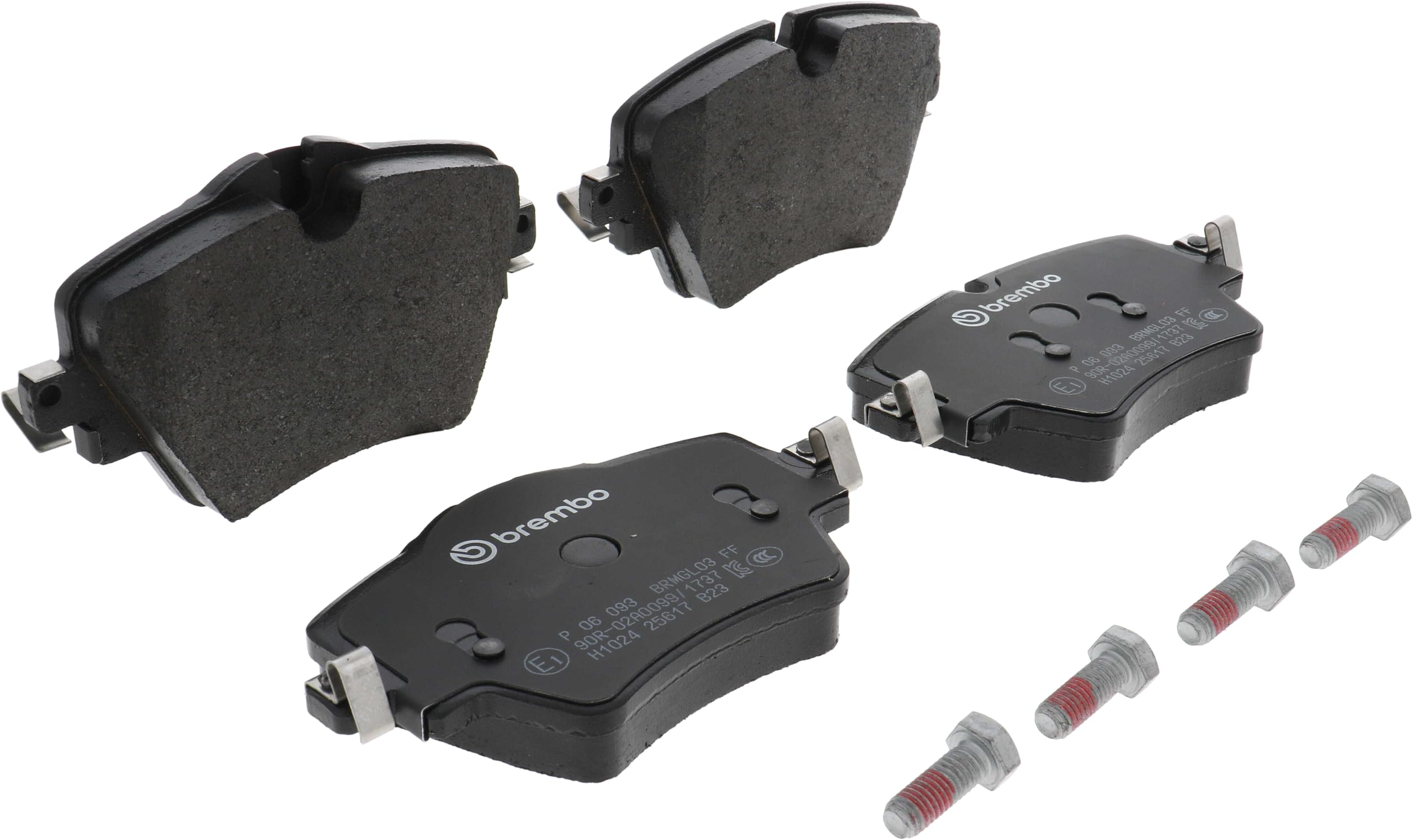 Amazon.com: Brembo P06093 Low-Met Front Disc Brake Pad Set BMW OE