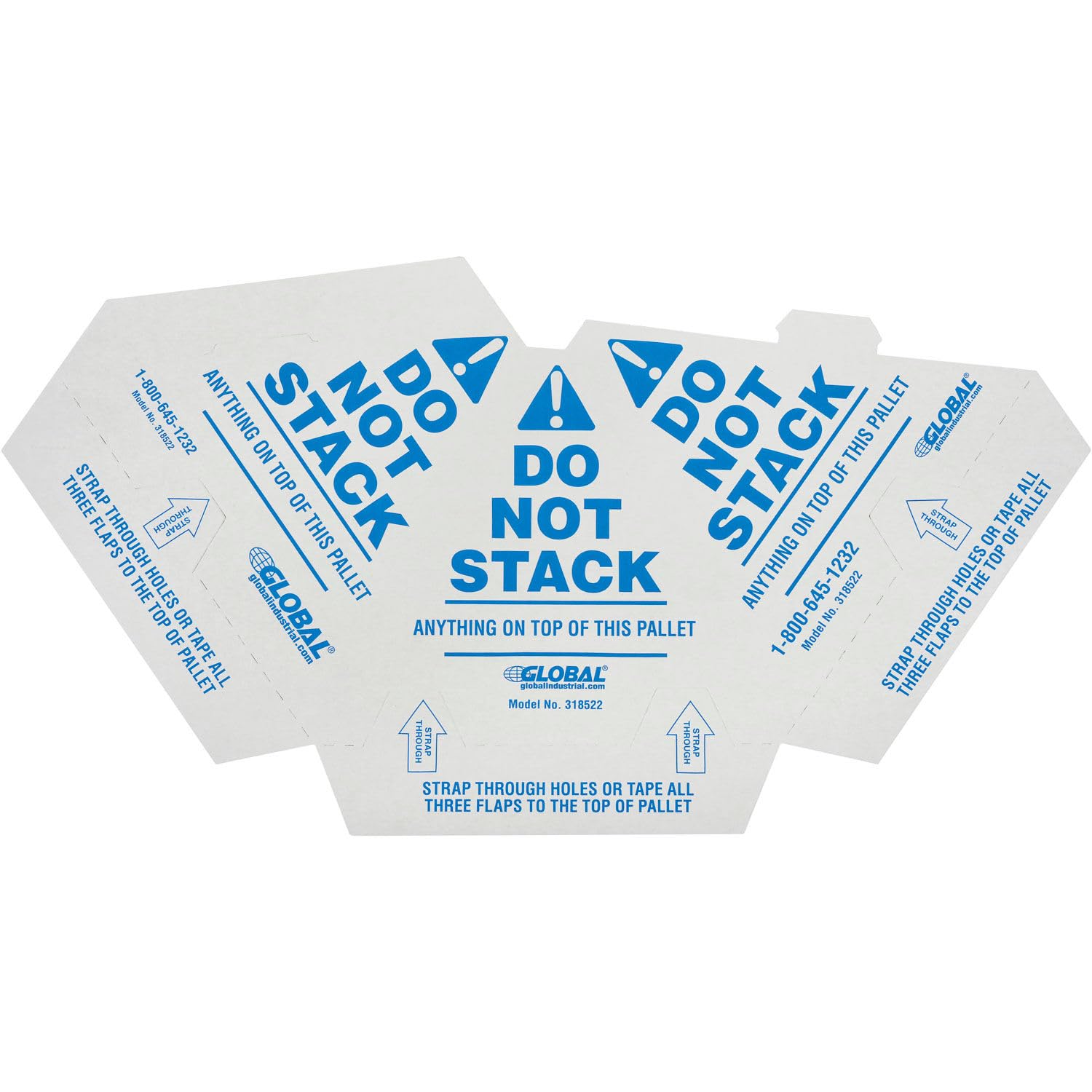 Do Not Stack - Conos de palé, 20 x 20 x 25 cm, 50 unidades