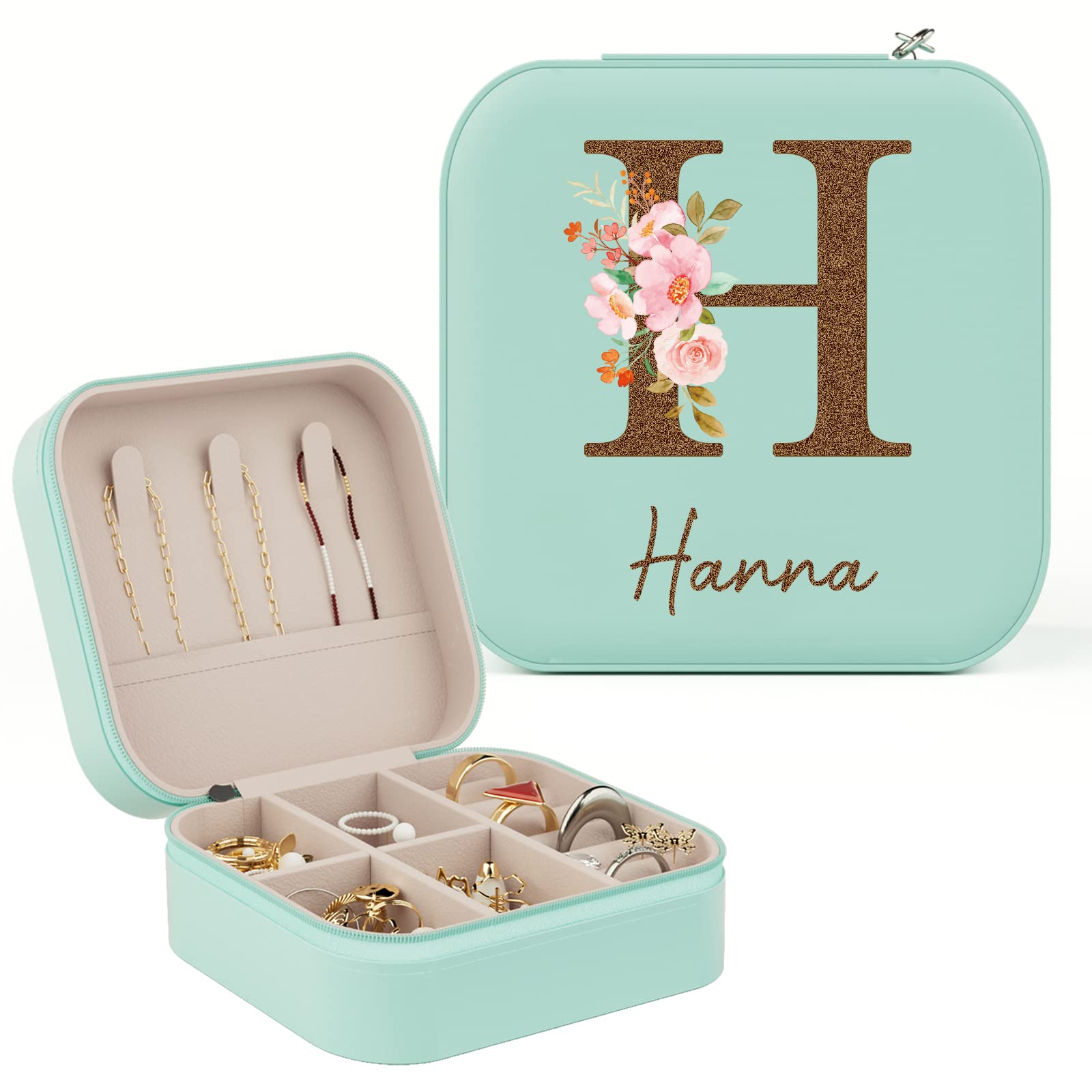 MUCKLILY Bienen Schmuckbox Mit Plüschtier - Samt Schmuckkästchen Niedlich