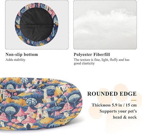 Miniatura 5 de Fairyland - Camas para perros cálidas y suaves para mascotas, cama de cueva para perros de tamaño extra pequeño, suministros para mascotas, cama