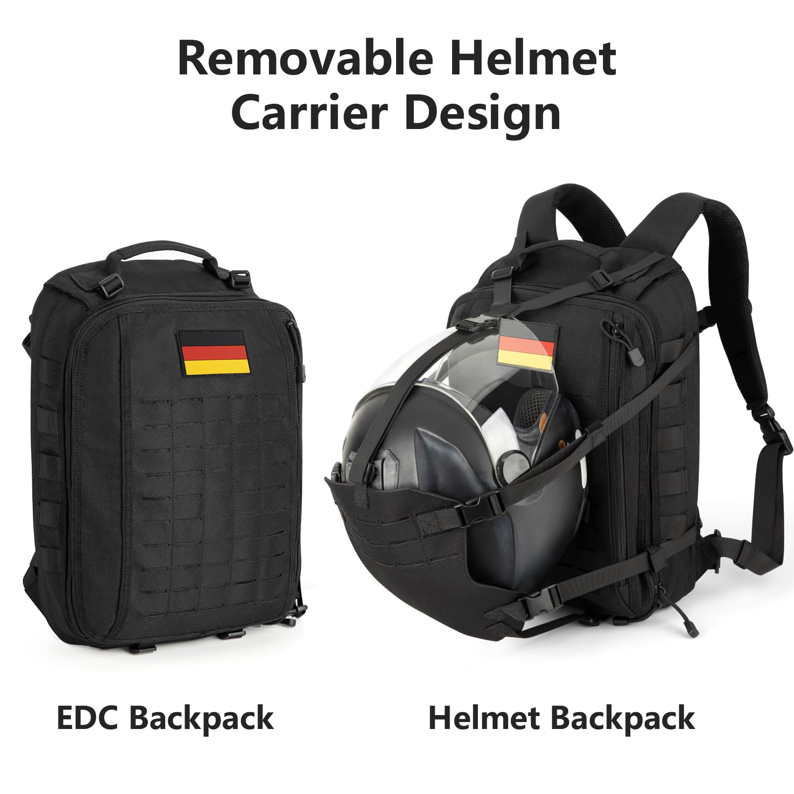 Mochila para casco de moto: mochila para moto de 20l para hombre y mujer