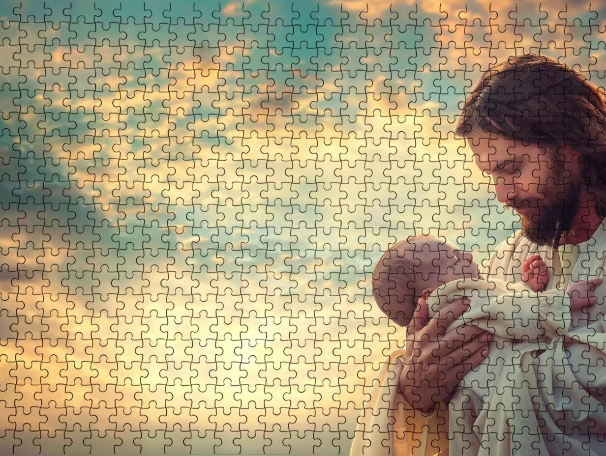 Clásicos Puzzle 2000 para Adultos, Hombre En El Atardecer LDYQS7-369
