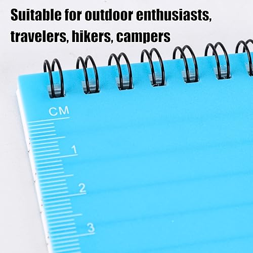 Miniatura 6 de Koogel 12 mini cuadernos en espiral, cuaderno de bolsillo impermeable a rayas, pequeños bloc de notas de 3 x 5 pulgadas, cuaderno de espiral