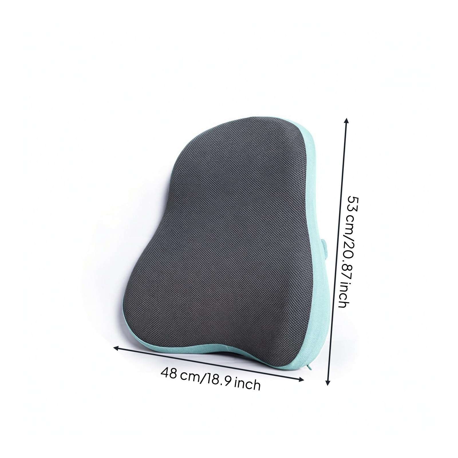 Qianly Cuscino per Schiena Ortopedico | Eromico, Supporto Lombare con Fodera Rimovibile, Resistente, per Auto, Casa, Autisti,