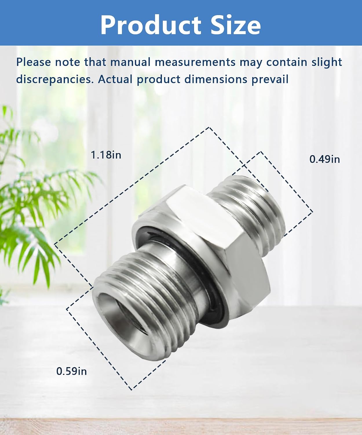 3/8" x 14.5 Mini Excavator Male Thread Hydraulic Adapter Fittings