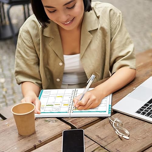 Miniatura 67 de Ymumuda Agenda 2026, agenda diaria semanal y mensual, enero de 2026 a diciembre de 2026, 8.4 x 6.3 pulgadas, calendario 2026 con pestañas, cuaderno