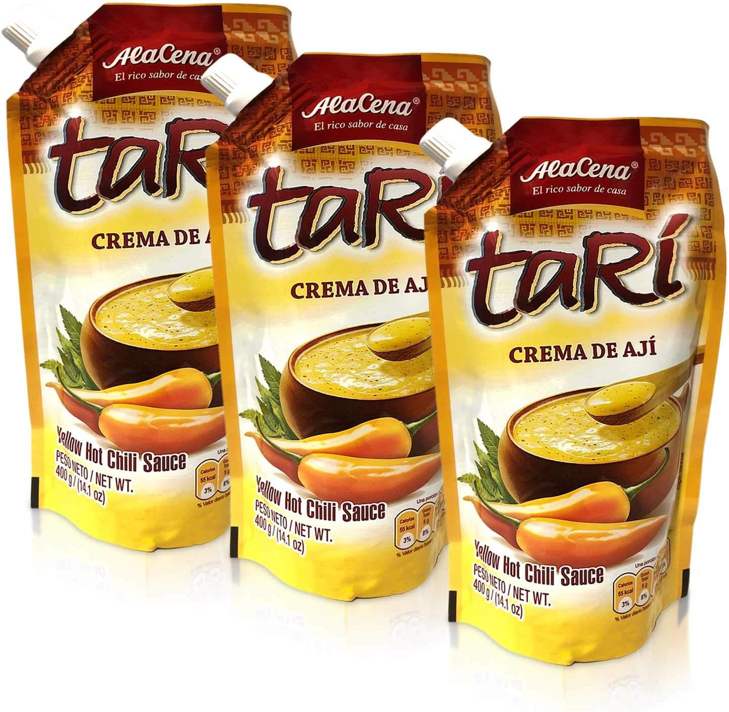 Crema De Aji Tari / Peruvian Sauce 400 Gr 3pk