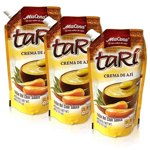 Alacena Crema De Aji Tari - Salsa peruana (14.11oz, 3 unidades)