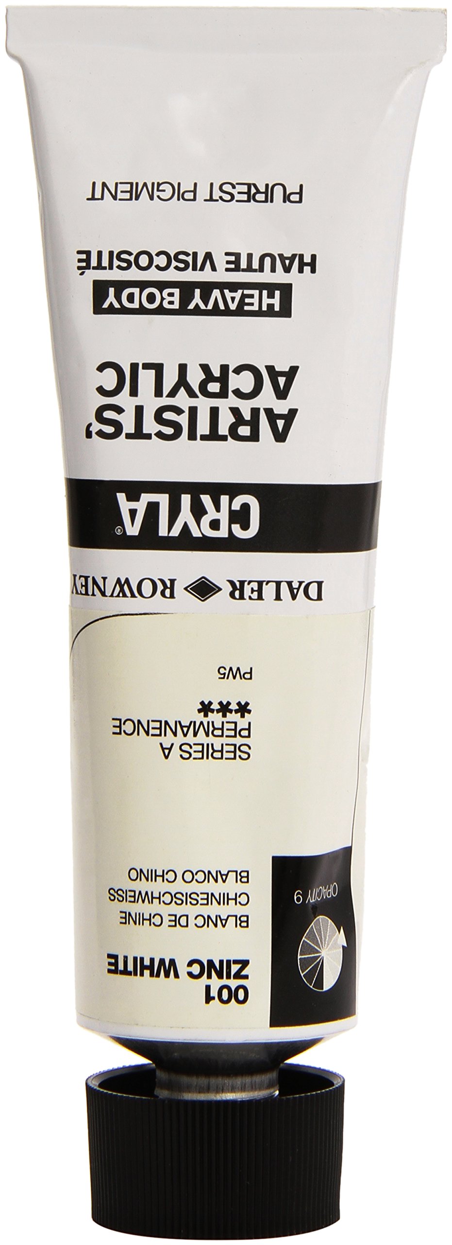 Daler-Rowney Cryla Acrylic 75 ml Zinc White, Professional Artists
