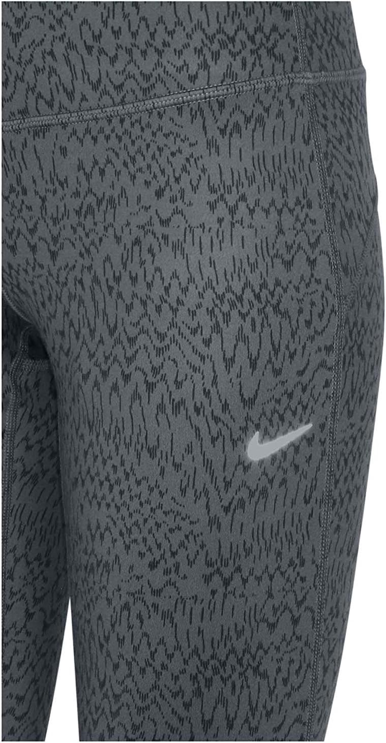 Jordan Nike Women's Dri-Fit Epic Run Tight Running Capri-Gray-XSmall