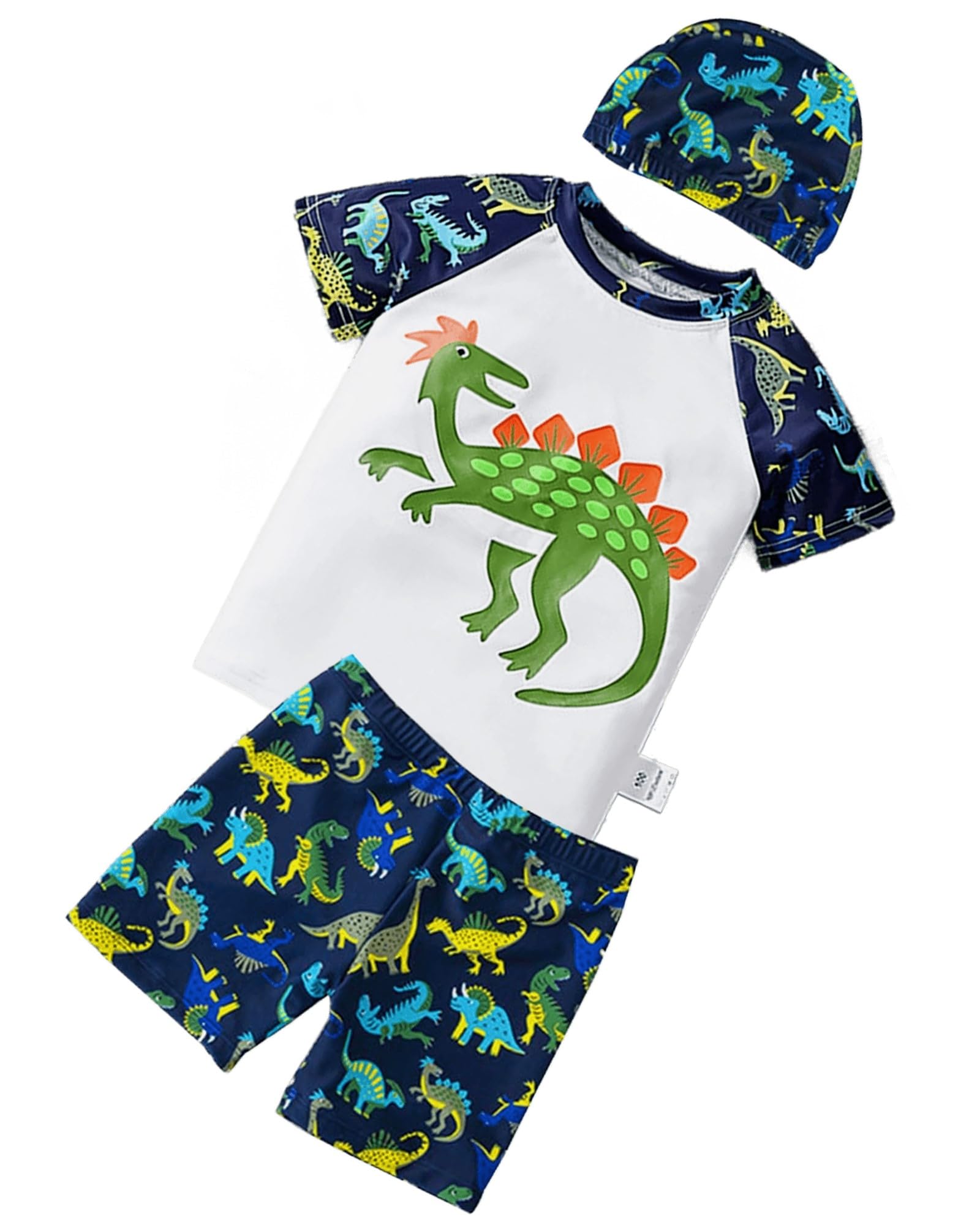 TODREMOU Bañador Niño 2 a 10 Años - Anti UV Camiseta y Shorts de Baño Niño Bañador Natacion Protección UV UPF 50+