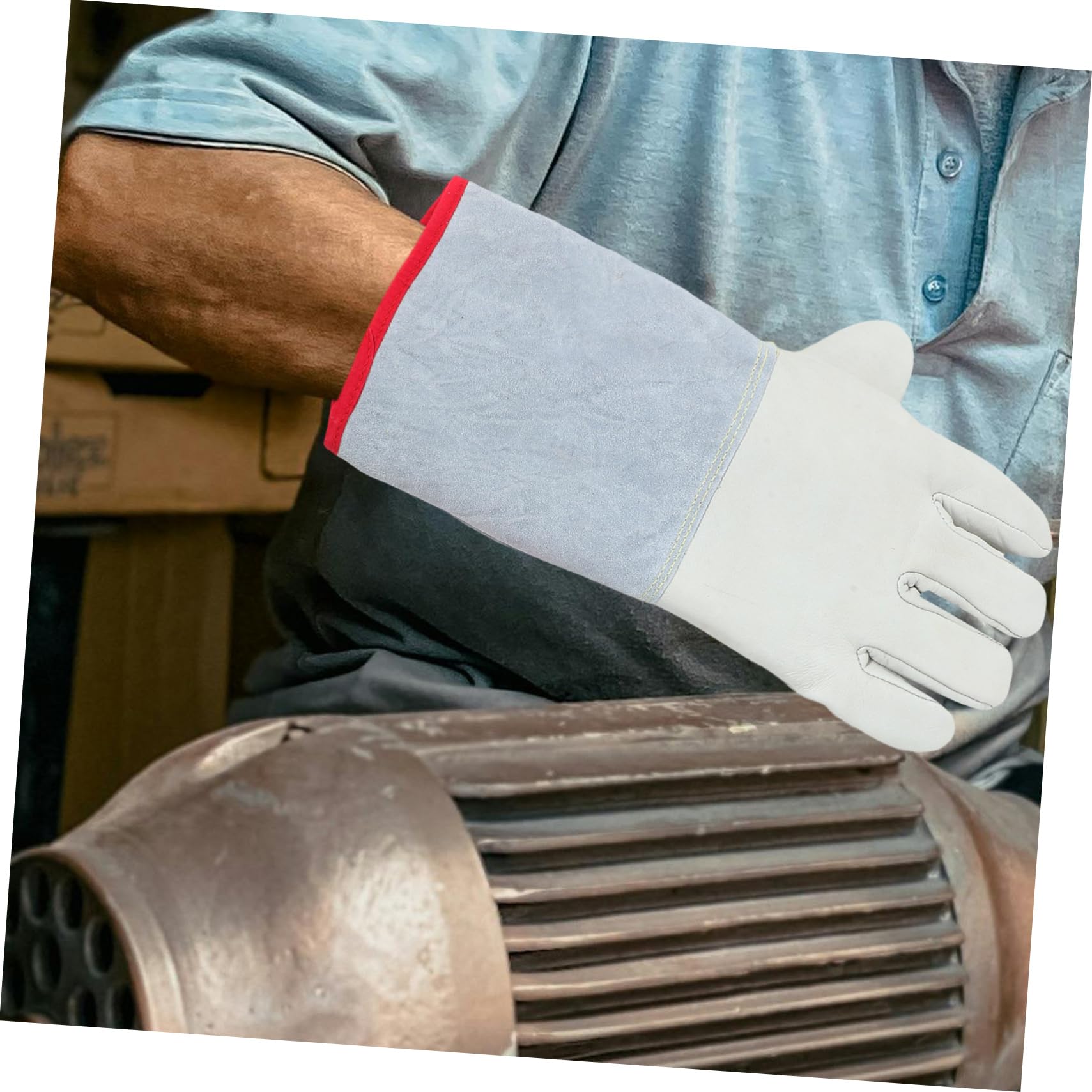 Lurrose Guanti Termici Caldi Per Uomo Resistenti Alle Basse Temperature Guanti Da Lavoro Portatili Per Congelatore e Ambienti Freddi Per Protezione Delle Mani Invernali